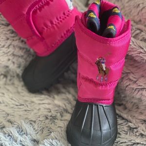 NWoT polo girl snow boots